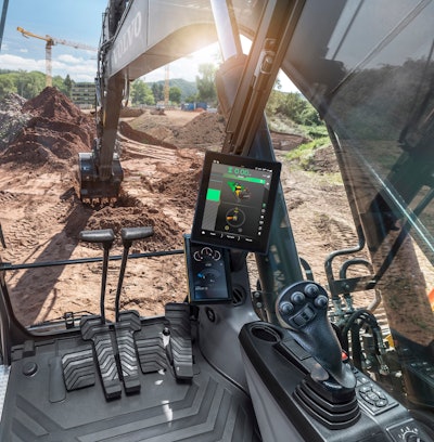 Figure 1: Volvo’s Active Control has the ability to automate boom and bucket movements.