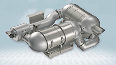 Exhaust gas aftertreatment system from HJS Emission Technology for DEUTZ engines.
