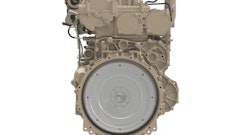 The John Deere JD4 industrial engine has a two forward-facing auxiliary drives and one rear-facing auxiliary drive, allowing for greater user versatility.