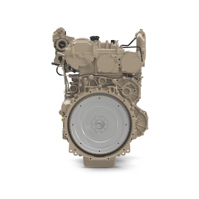 The John Deere JD4 industrial engine has a two forward-facing auxiliary drives and one rear-facing auxiliary drive, allowing for greater user versatility.