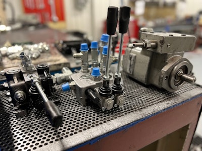 Figure 4: Bailey’s MVP program includes custom motors, pumps and valves.