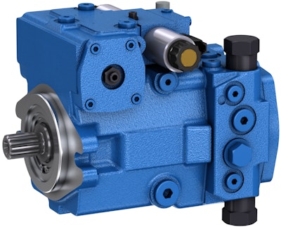 Variable piston pumps’ adjustable flow rate is desirable for off-highway machinery’s energy efficiency and total cost savings.