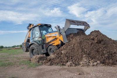 The CASE 580EV, the industry’s first electric backhoe in full production, combines innovative design with powerful functionality for a big leap forward in electric construction machinery.