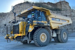 Pronto haul truck. Haul truck equipped with Pronto’s Autonomous Haulage System (AHS)