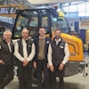 (Left to right) Frans van Asseldonk (sales), Toine Brock (CEO), Fabio Adinolfi (attorney), and Pim de Boer (marketing)