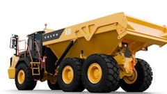 The A30 Electric articulated hauler