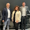 Manuel Eisner, Sales Manager Motion & Drives at HAINZL; Harald Schreibmüller, Head of Sales Motion & Drives at HAINZL; Kristina Cerniglia, CEO Briggs & Stratton; David Frank, SVP & President of Electrification Briggs & Stratton; Manuel Friedinger, Sales Manager Motion & Drives at HAINZL