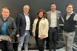 Manuel Eisner, Sales Manager Motion & Drives at HAINZL; Harald Schreibmüller, Head of Sales Motion & Drives at HAINZL; Kristina Cerniglia, CEO Briggs & Stratton; David Frank, SVP & President of Electrification Briggs & Stratton; Manuel Friedinger, Sales Manager Motion & Drives at HAINZL