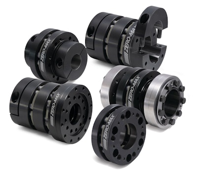 Zero-Max CD Power-Series Couplings complement the popular traditional CD Couplings for applications that require a higher power density. This higher torque capacity in a smaller package provides higher torsional stiffness, repeatable accuracy and long operating life.