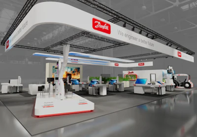 Danfoss Conexpo Booth Rendering