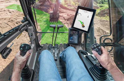 Volvo Dig Assist In Cab View